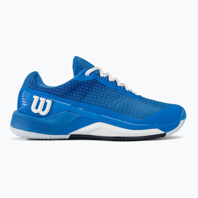 Wilson Rush Pro 4.0 Clay férfi teniszcipő french blue/white/navy blazer 2