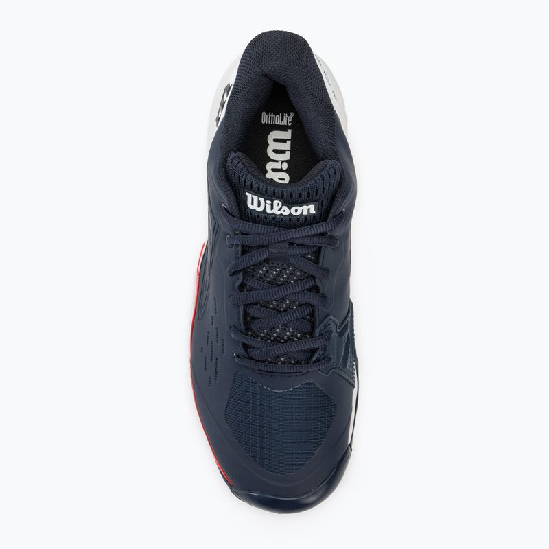 Wilson Rush Pro Ace Clay férfi teniszcipő navy blazer/fehér/infrared 5