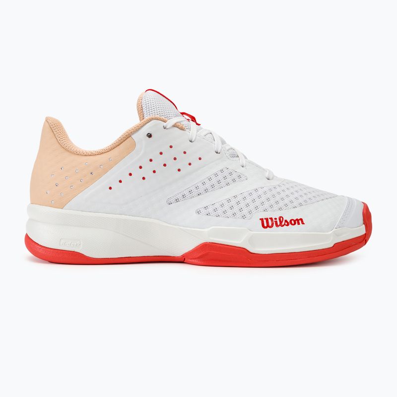 Női teniszcipő Wilson Kaos Stroke 2.0 fehér/barack perfait/infrared 2
