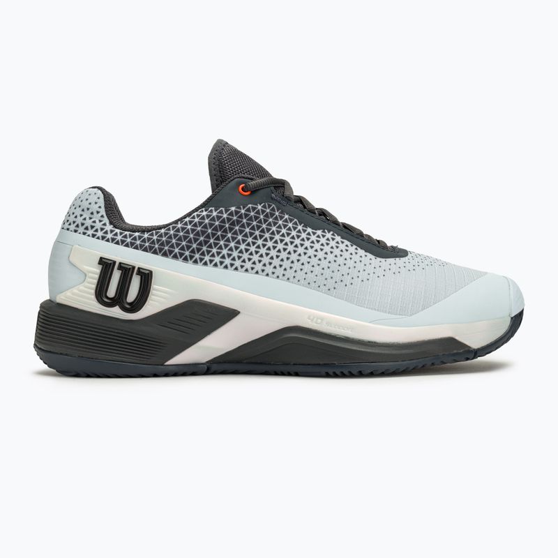 Wilson Rush Pro 4.0 Shift Clay ballad blue/ebony/orange tiger férfi teniszcipő 2