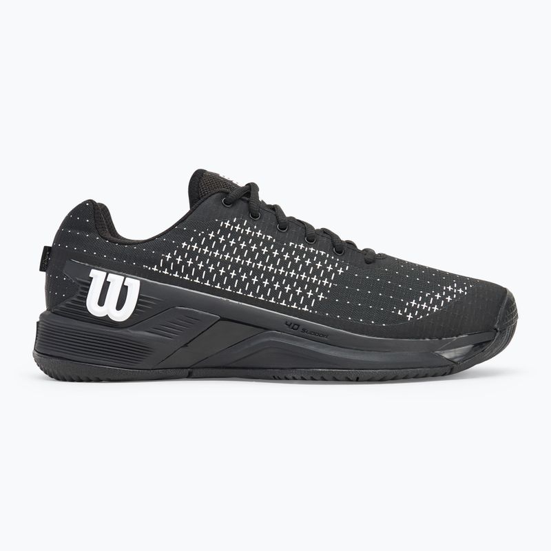 Férfi teniszcipő Wilson Rush Pro Extra Duty fekete/fekete/ fekete/ fehér 2