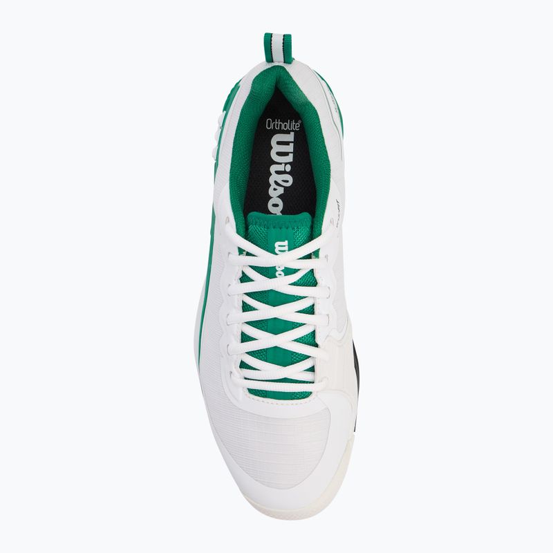 Férfi teniszcipő Wilson Rush Pro 4.5 Clay fehér/ bosphorus/ fekete 5