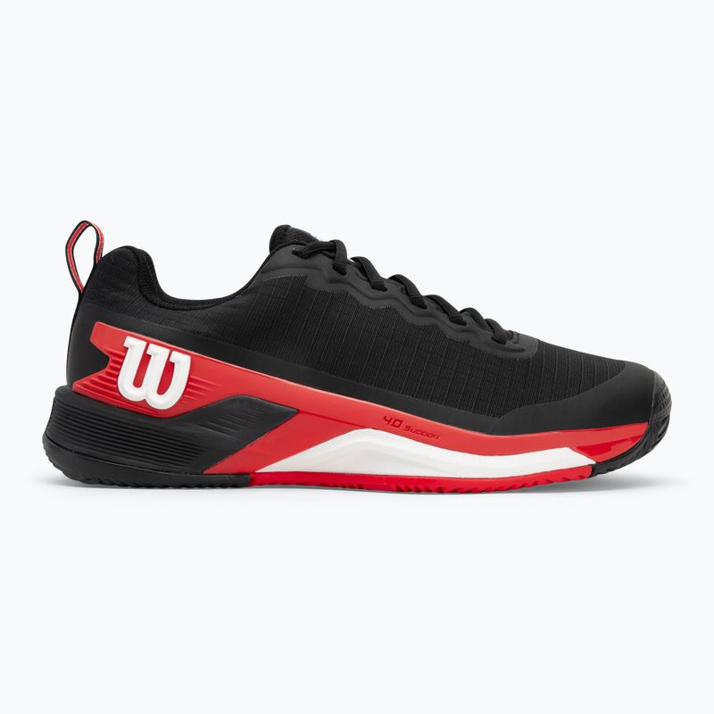 Férfi teniszcipő Wilson Rush Pro 4.5 Clay fekete/ infravörös/ fehér 2