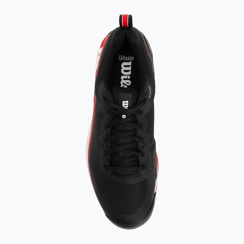 Férfi teniszcipő Wilson Rush Pro 4.5 Clay fekete/ infravörös/ fehér 4