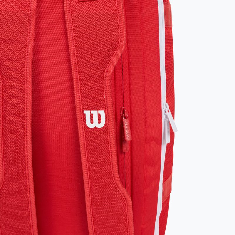 Wilson Super Tour Red Coaches Duffel tenisz táska piros 5