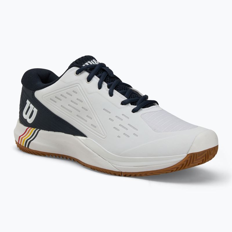 Férfi teniszcipő Wilson Rush Pro Ace Clay RG fehér/ navy blézer/ gumi