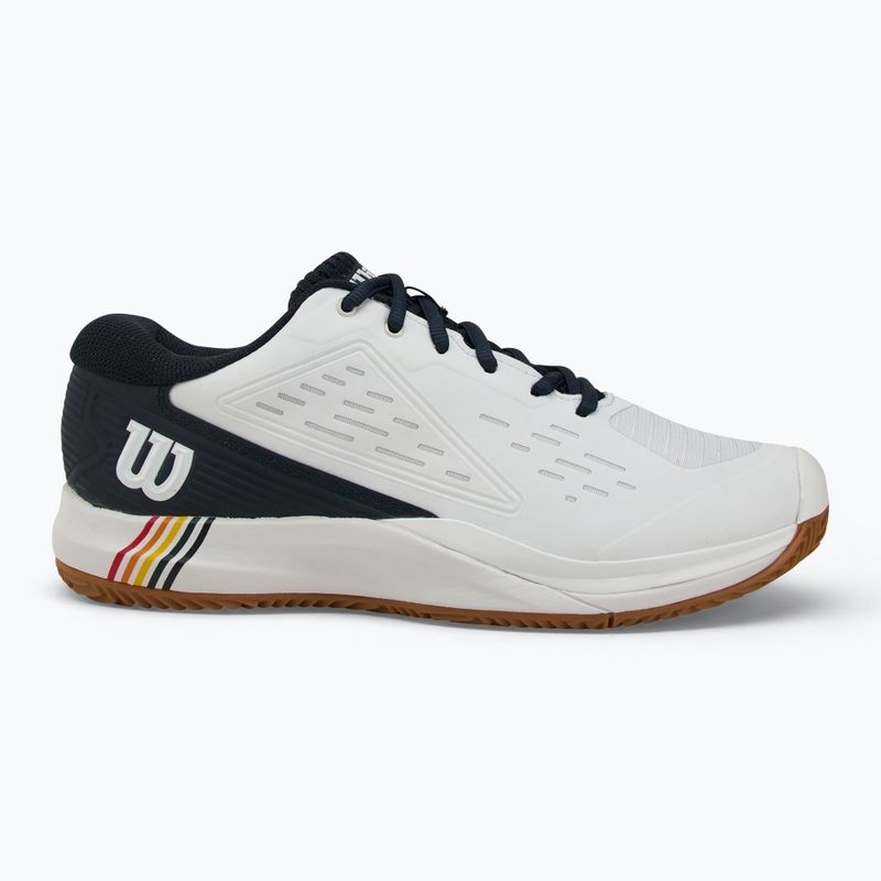 Férfi teniszcipő Wilson Rush Pro Ace Clay RG fehér/ navy blézer/ gumi 2