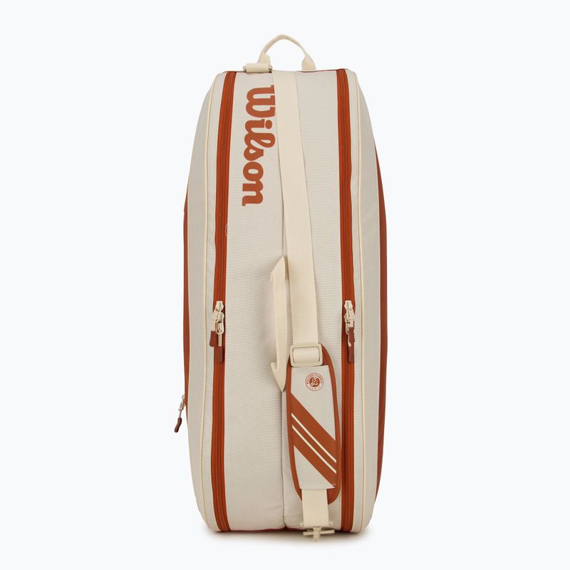 Wilson Roland Garros Team 6PK 2005 krém/ salak tenisz táska 4