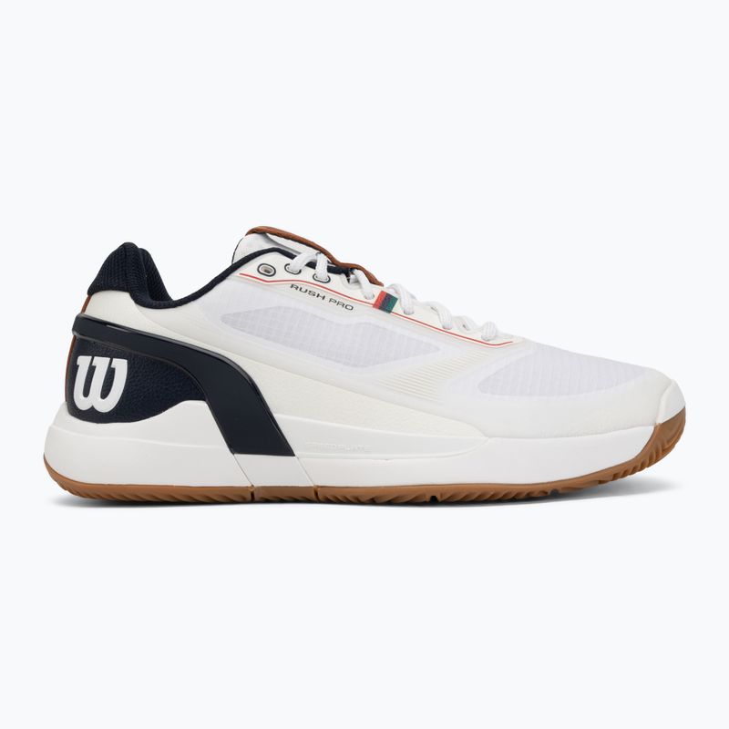 Férfi teniszcipő Wilson Rush Pro 5 Clay white/navy blazer/gum 2