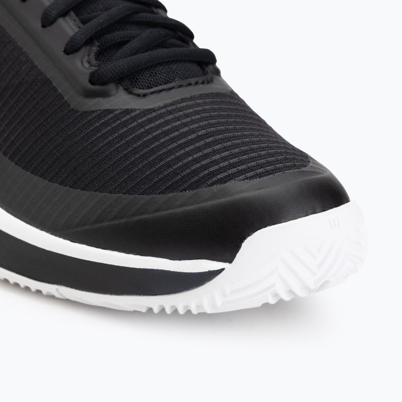 Férfi teniszcipő Wilson Rush Lite 5 Clay black/white/safety yellow 7