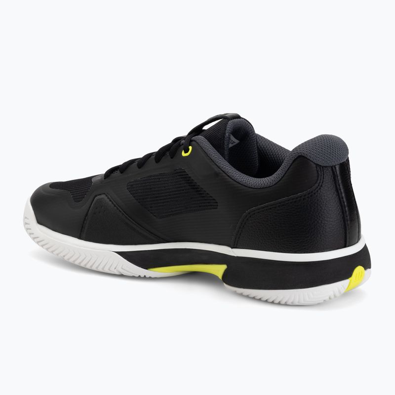 Férfi teniszcipő Wilson Rush Lite 5 black/white/safety yellow 3