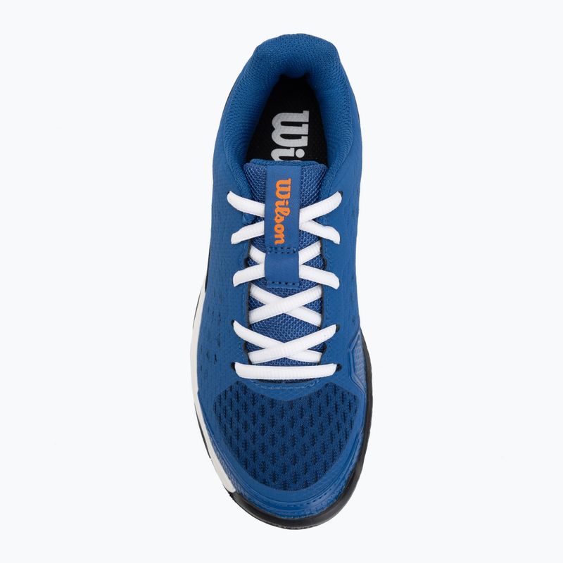 Gyerek teniszcipő Wilson Rush Pro Ace L Jr déjà vu blue/orange tiger/white 5