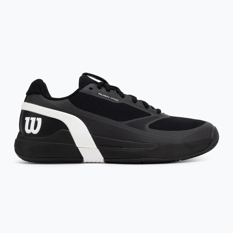 Férfi teniszcipő Wilson Rush Pro 5 black/white/stormy weather 2