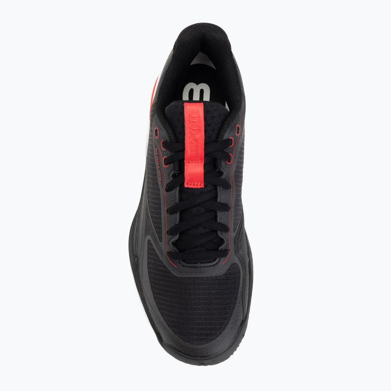 Férfi teniszcipő Wilson Rush Pro 5 Clay black/infrared/white 5