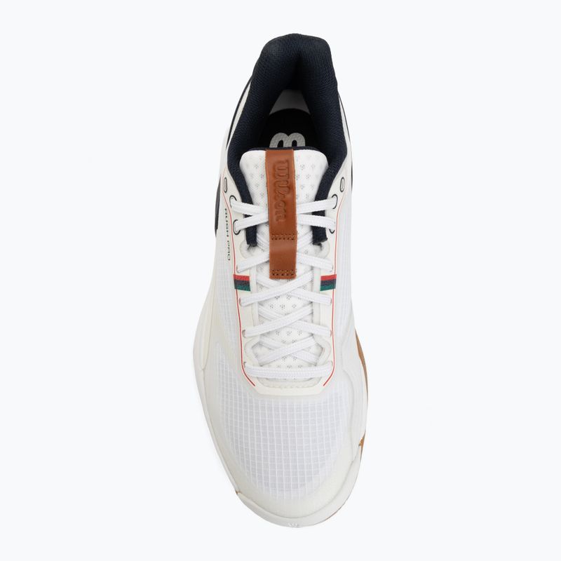 Férfi teniszcipő Wilson Rush Pro 5 white/navy blazer/gum 5