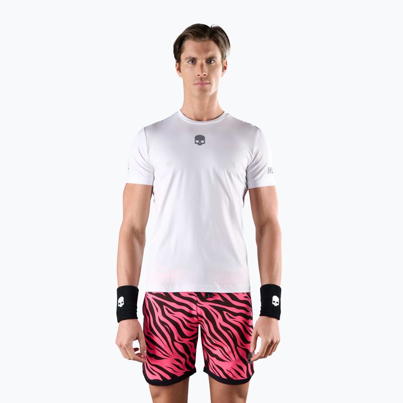 Férfi teniszpóló HYDROGEN Basic Tech Tee fehér