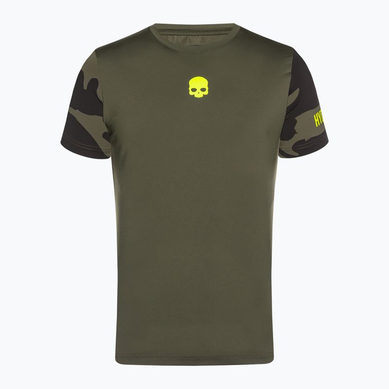 Férfi teniszpóló HYDROGEN Camo Tech zöld T00514397 4