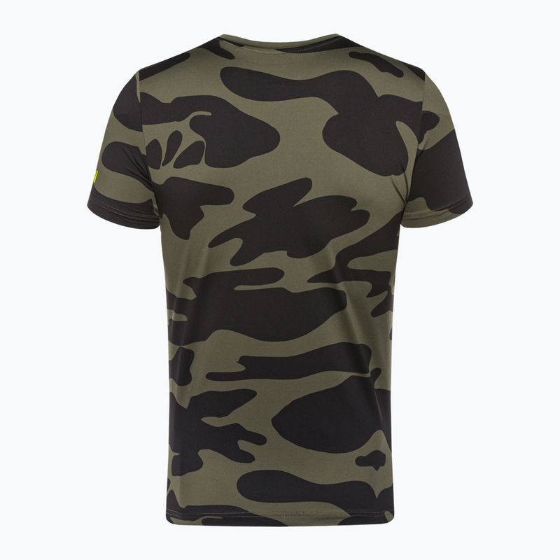 Férfi teniszpóló HYDROGEN Camo Tech zöld T00514397 5