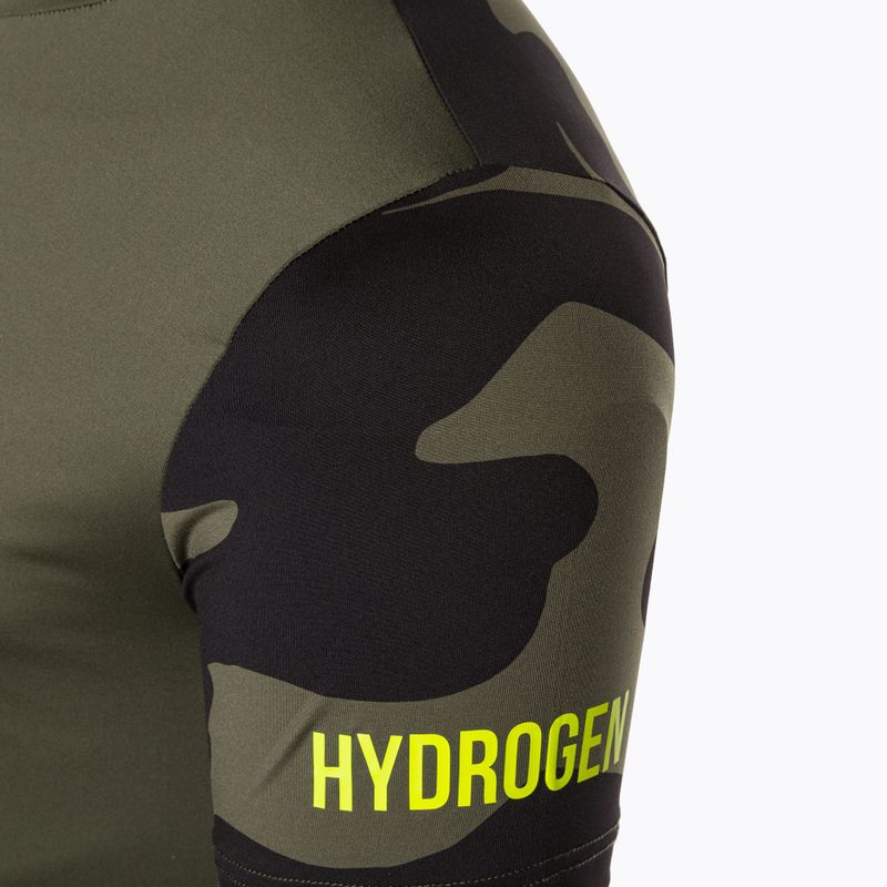 Férfi teniszpóló HYDROGEN Camo Tech zöld T00514397 6
