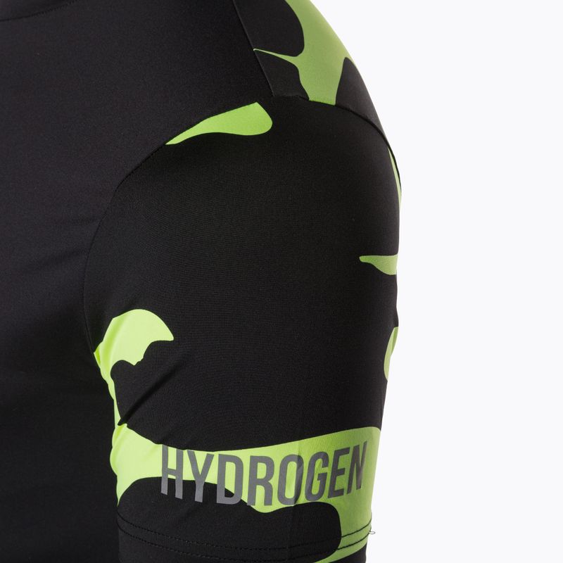 Férfi tenisz póló HYDROGEN Camo Tech fekete T00514G03 6