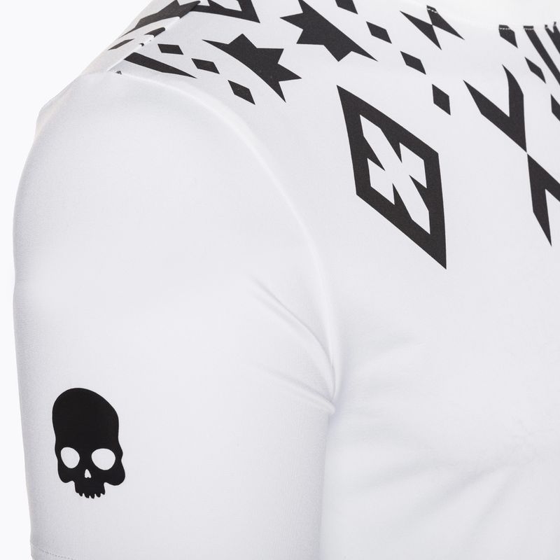 Férfi HYDROGEN Tribal Tech tenisz póló fehér T00530001 8