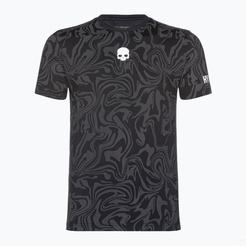 Férfi teniszpóló HYDROGEN Chrome Tech Tee szürke 4