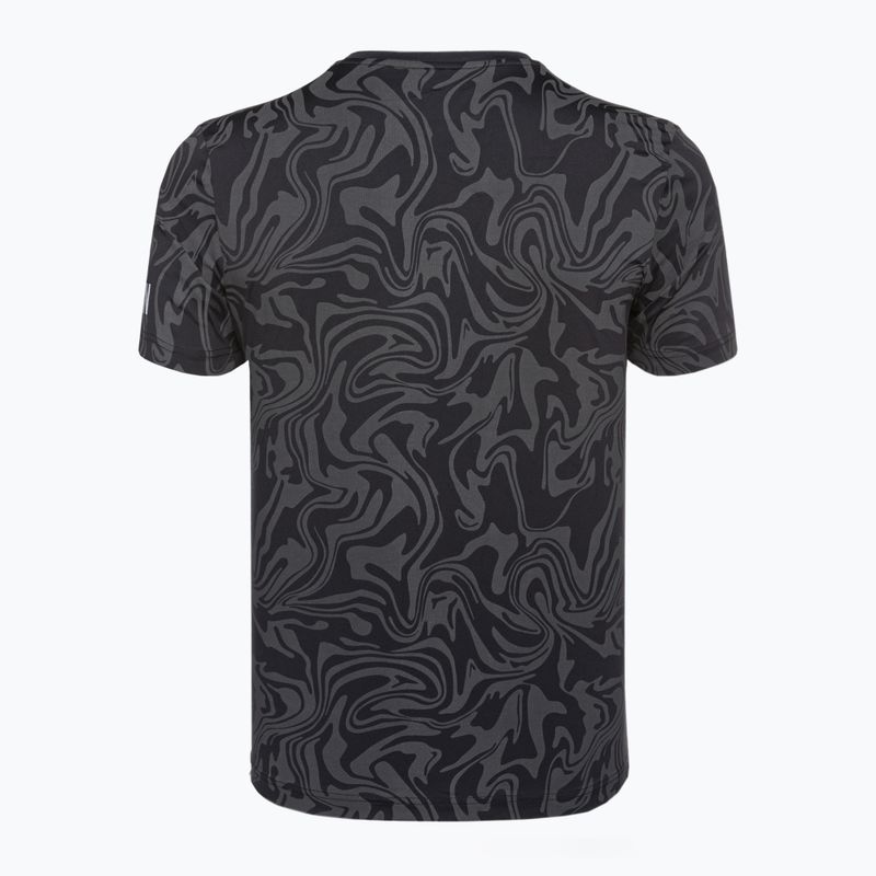 Férfi teniszpóló HYDROGEN Chrome Tech Tee szürke 5