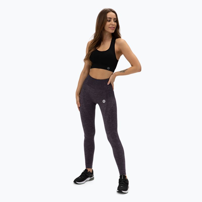 Női Gym Glamour varrás nélküli leggings tengerészkék 198 2