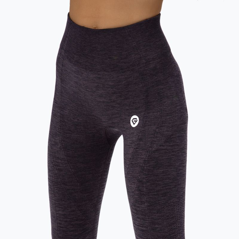 Női Gym Glamour varrás nélküli leggings tengerészkék 198 4