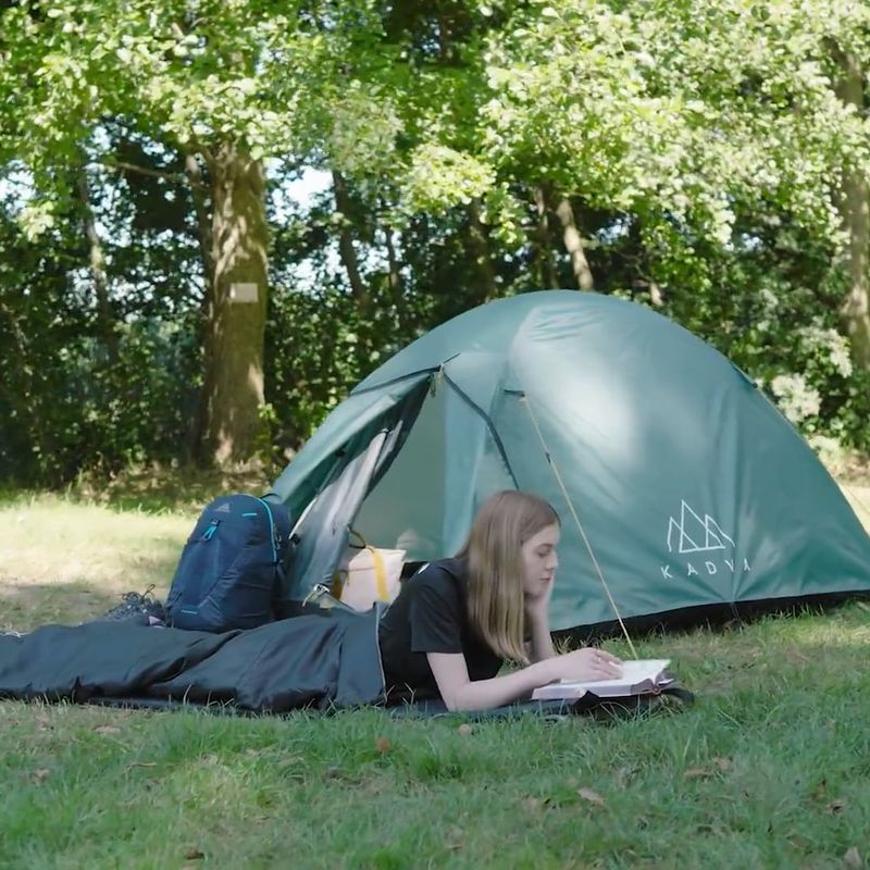 KADVA EXPEDIT 2 PRO 2 személyes trekking sátor ezüst színben 23