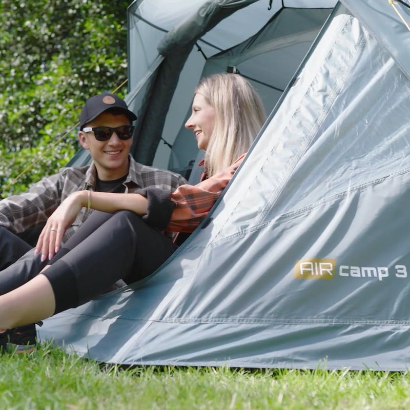 3 személyes felfújható kempingsátor KADVA AIRcamp 3 zöld 17