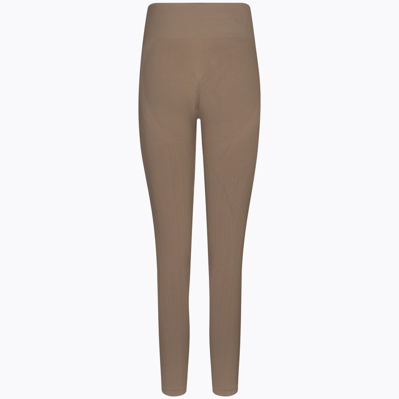 Női leggings Gym Glamour push up nude bézs 312 7