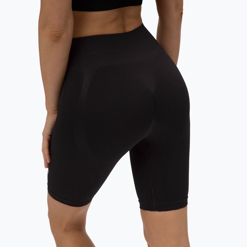 Női edzőnadrág Gym Glamour Bikers push up mélyfekete 315 3