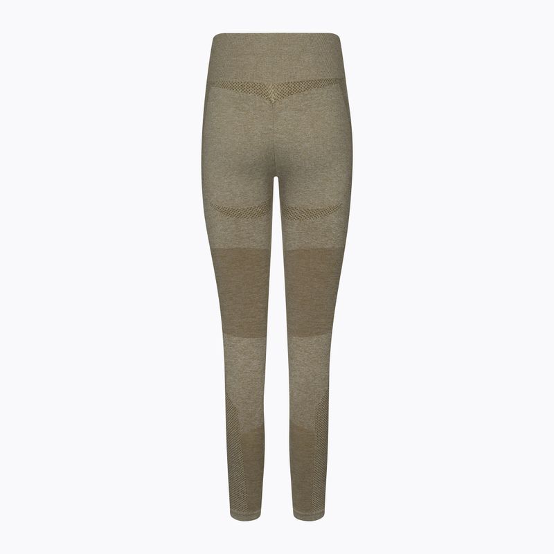 Női leggings Gym Glamour khaki fúziós barna 333 7