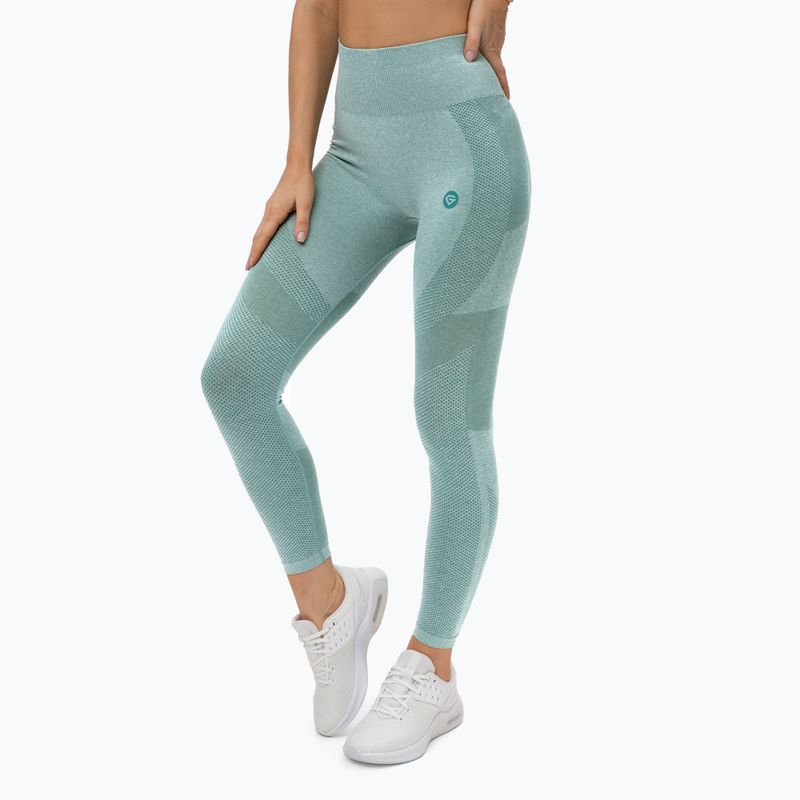 Női leggings Gym Glamour zöld fúziós zöld 337