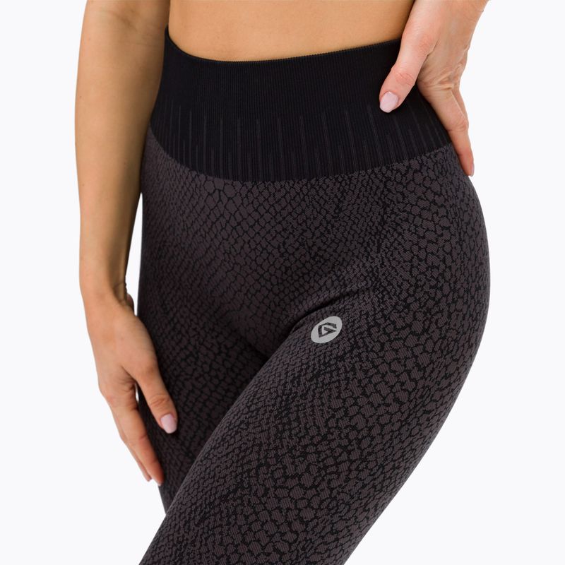 Női leggings Gym Glamour kígyó szürke 365 4