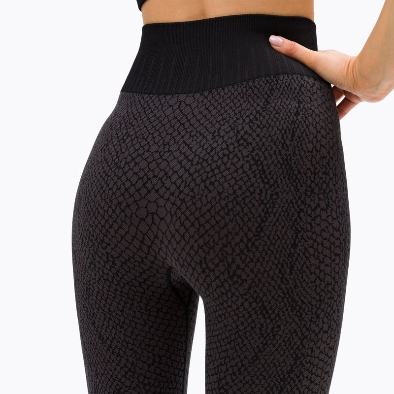Női leggings Gym Glamour kígyó szürke 365 5