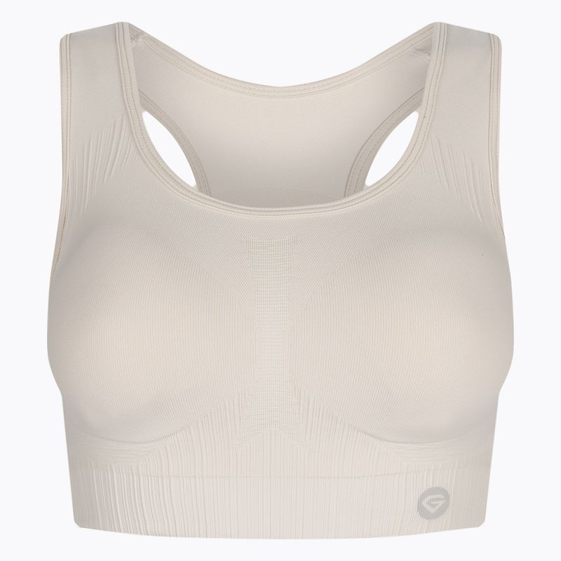 Női edzőmelltartó Gym Glamour push up krém bézs 377 5