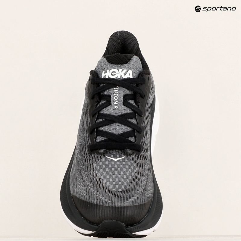 HOKA Clifton 9 fekete/fehér gyermek futócipő 9