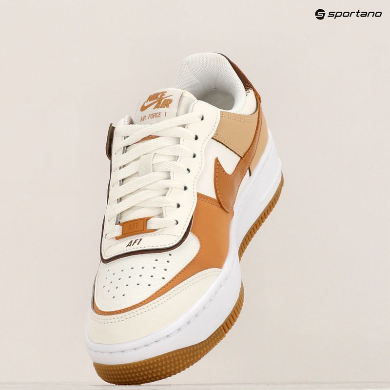 Nike Air Force 1 Shadow női cipő sail/flax/sail/sail/barna 9