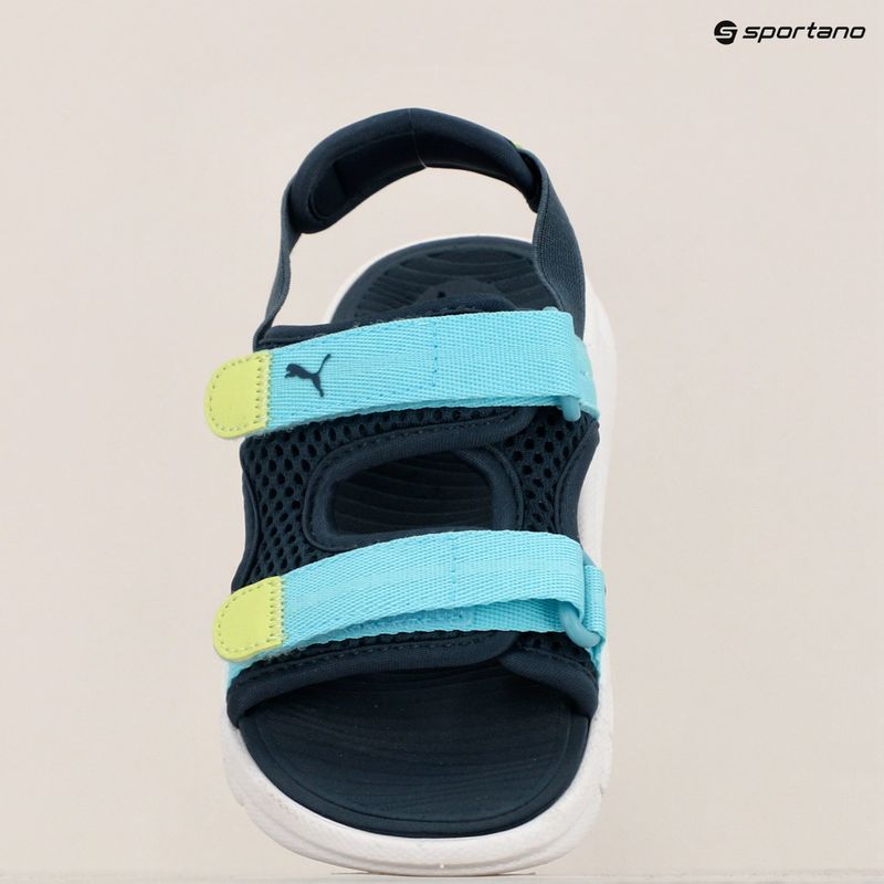 PUMA Evolve PS sötét éjszaka / hős kék / liliomos gyermek szandálok 9