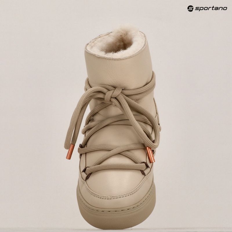 Női INUIKII Full Leather krém színű hócsizma 9