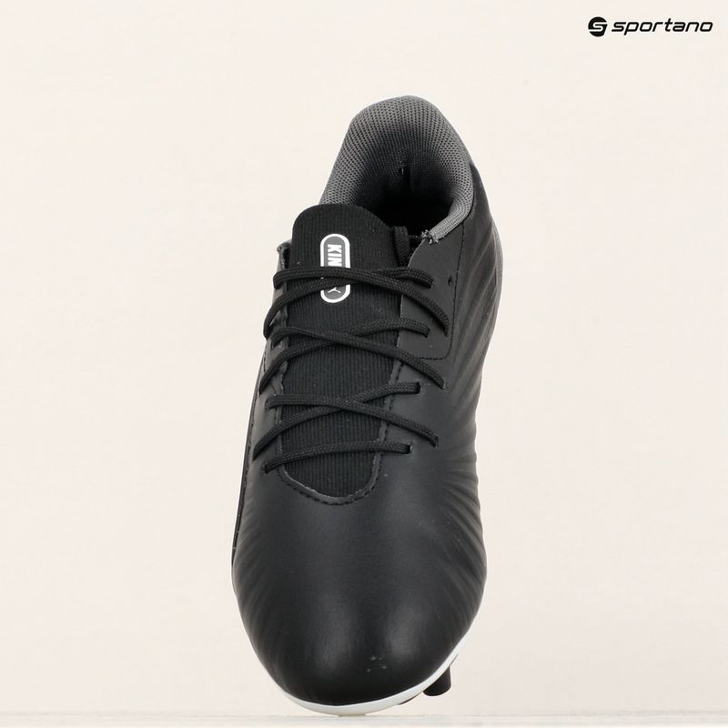 PUMA King Match FG/AG Jr gyermek focicipő puma fekete/puma fehér/hűvös sötétszürke 16