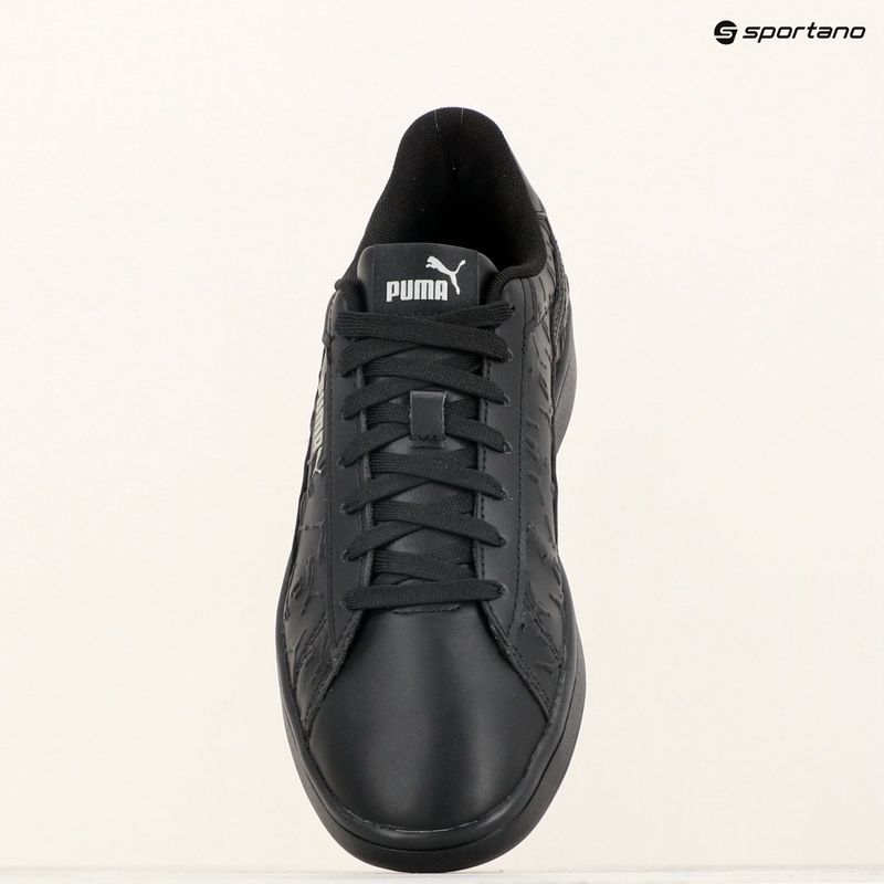 PUMA Smash 3.0 Superlogo cipő puma fekete/füstös szürke/puma fehér 15