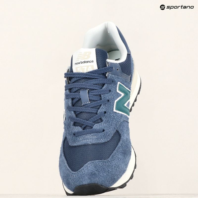 New Balance 574 V2-es V2-es tengerészgyalogos/zöld cipők 10