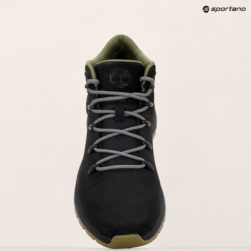 Férfi cipő Timberland Sprint Trekker Mid Lace black nubuck/med green 9