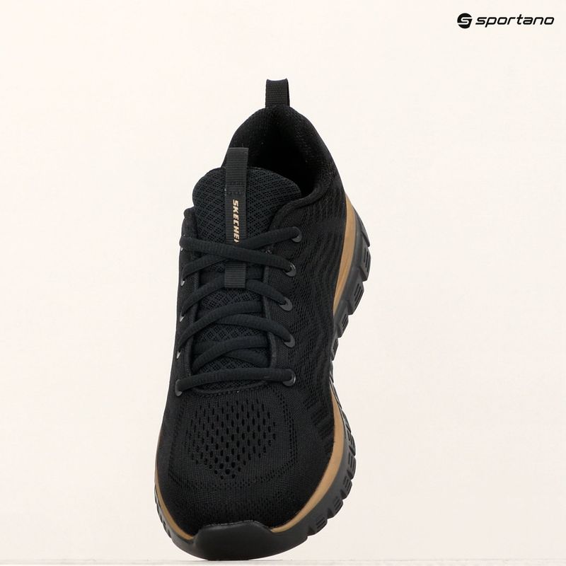 SKECHERS Graceful Get Connected női cipő fekete/rózsaarany 9