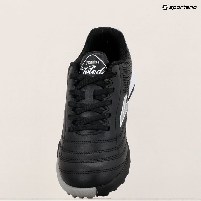 Gyerek focicipő Joma Toledo Jr TF black/white 9