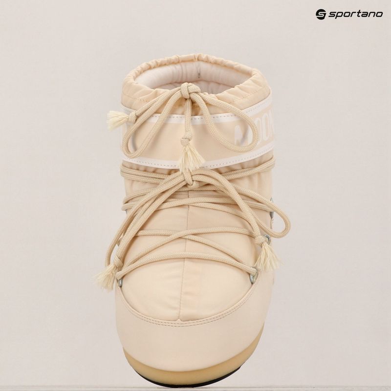 Női Moon Boot Icon Low Nylon krém krém hócsizma 10