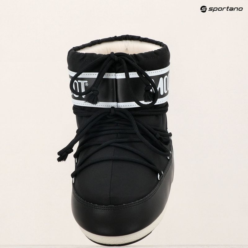 Női Moon Boot Icon Low Nylon hócsizma fekete 9